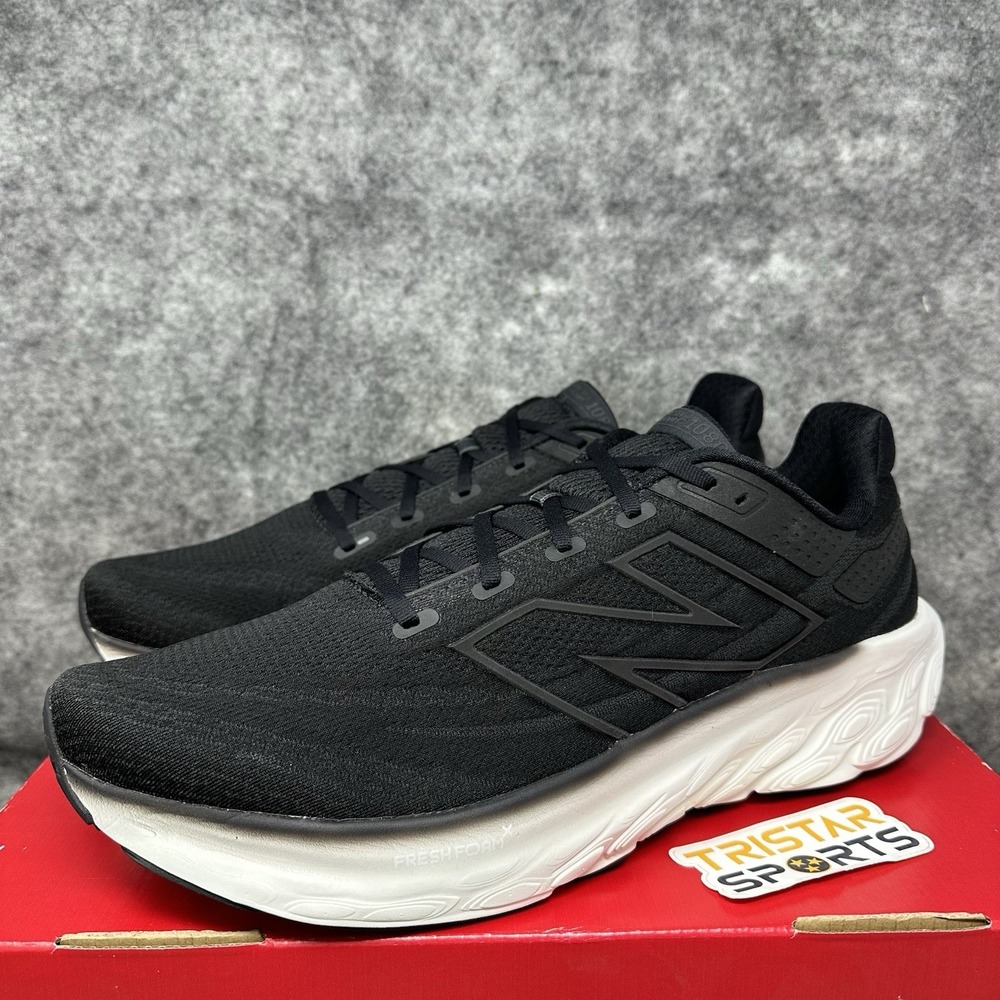 New Balance Fresh Foam 1080 V13 Running Shoes Mens Size 10 Narrow Black White